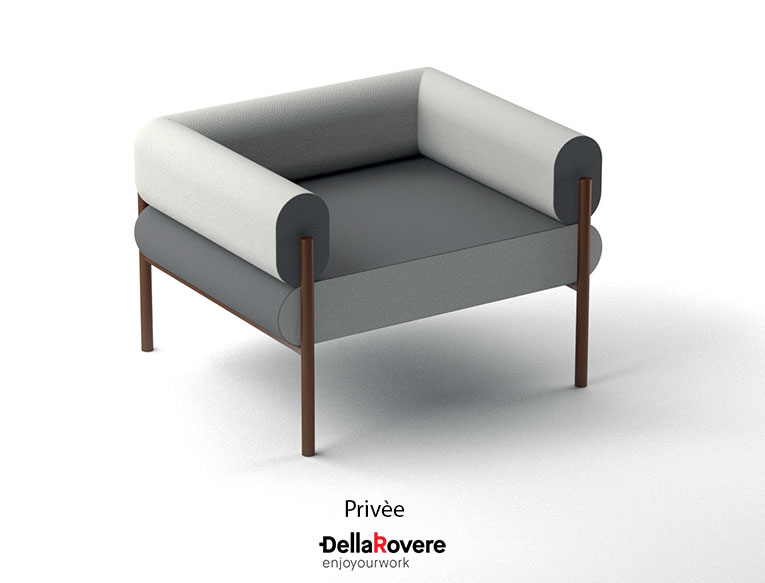 Fauteuil, sofa, pouf et table - Canapé, fauteuil, pouf and table - Della Rovere_11