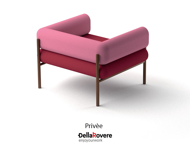 Fauteuil, sofa, pouf et table - Canapé, fauteuil, pouf and table - Della Rovere_9